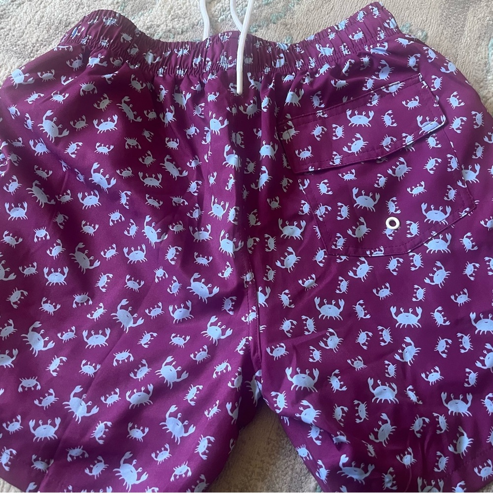 Crab Print Swim Shorts